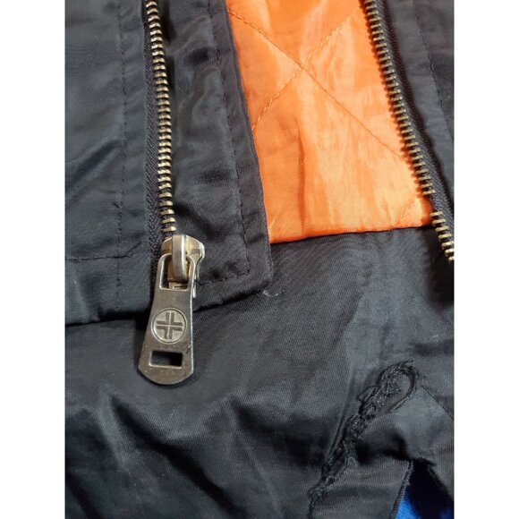 Swiss Cross Original Trailblazer Black Bomber Jacket Youth Size Large (14/16) - Picture 12 of 16